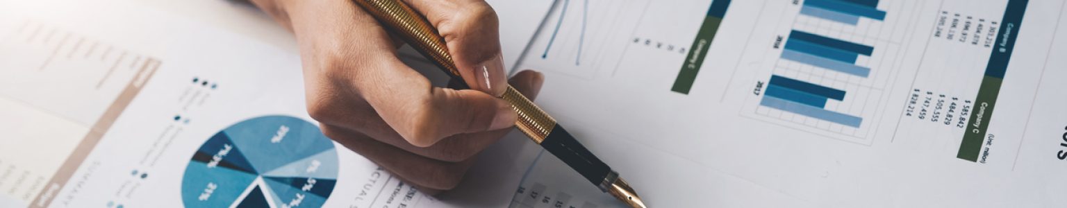 Close up Business people meeting to discuss the situation on the market. Business Financial Concept